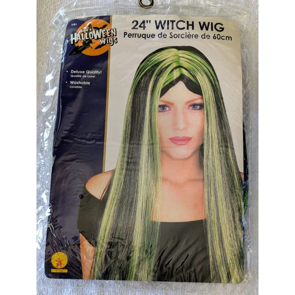Lot of 6 Rubie's Halloween Wigs New Cryptic Witch Devil Fantasy Cosplay